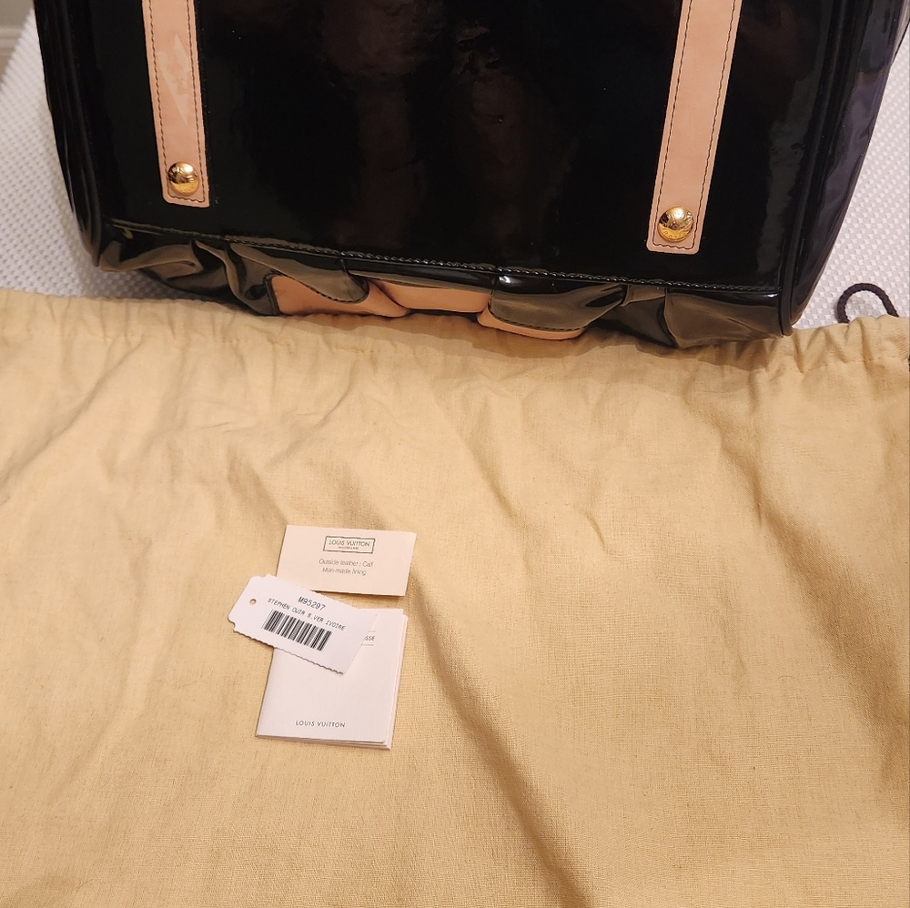 Louis Vuitton Bag Purse Satchel Stephen Cuir Ivory Limited Edition Rare - Picture 8 of 8